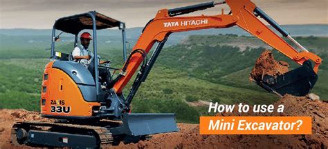 mini excavator work|how to use mini excavator.